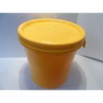 Nádoba na med plastová žlutá - 40 kg - kýbl