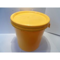Nádoba na med plastová žlutá - 40 kg - kýbl