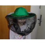 Včelařský klobouk otvírací - zelený
